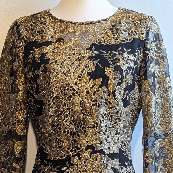 Nanette Lepore Dresses & Skirts - Nanette Lepore Gold and Black  Dress Size 8